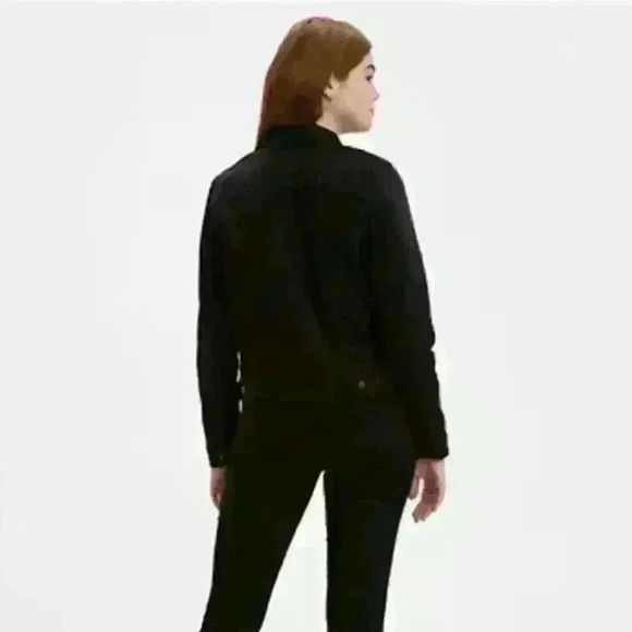 LEVI'S LEATHER SUEDE BOMBER JACKET - Picture 2 of 7